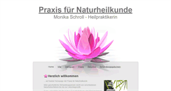 Desktop Screenshot of naturheilpraxis-schroll.de